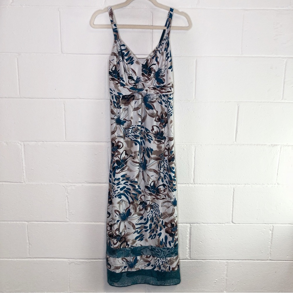 Soma Intimates Maxi Floral Nightgown Slip Dress